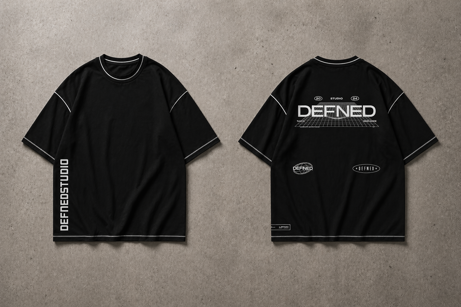 DEFNED Core Tee – Black